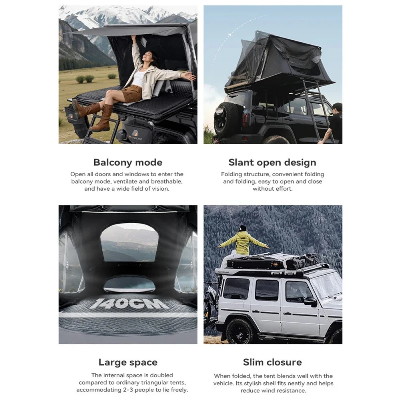 QualityHigh QualityAda Overland Tente De Toit High Quality Camping Car Roof Top Tent 2-3 Person Univers
QualityHigh QualityAda Overland Tente De Toit High Quality Camping Car Roof Top Tent 2-3 Person Univers