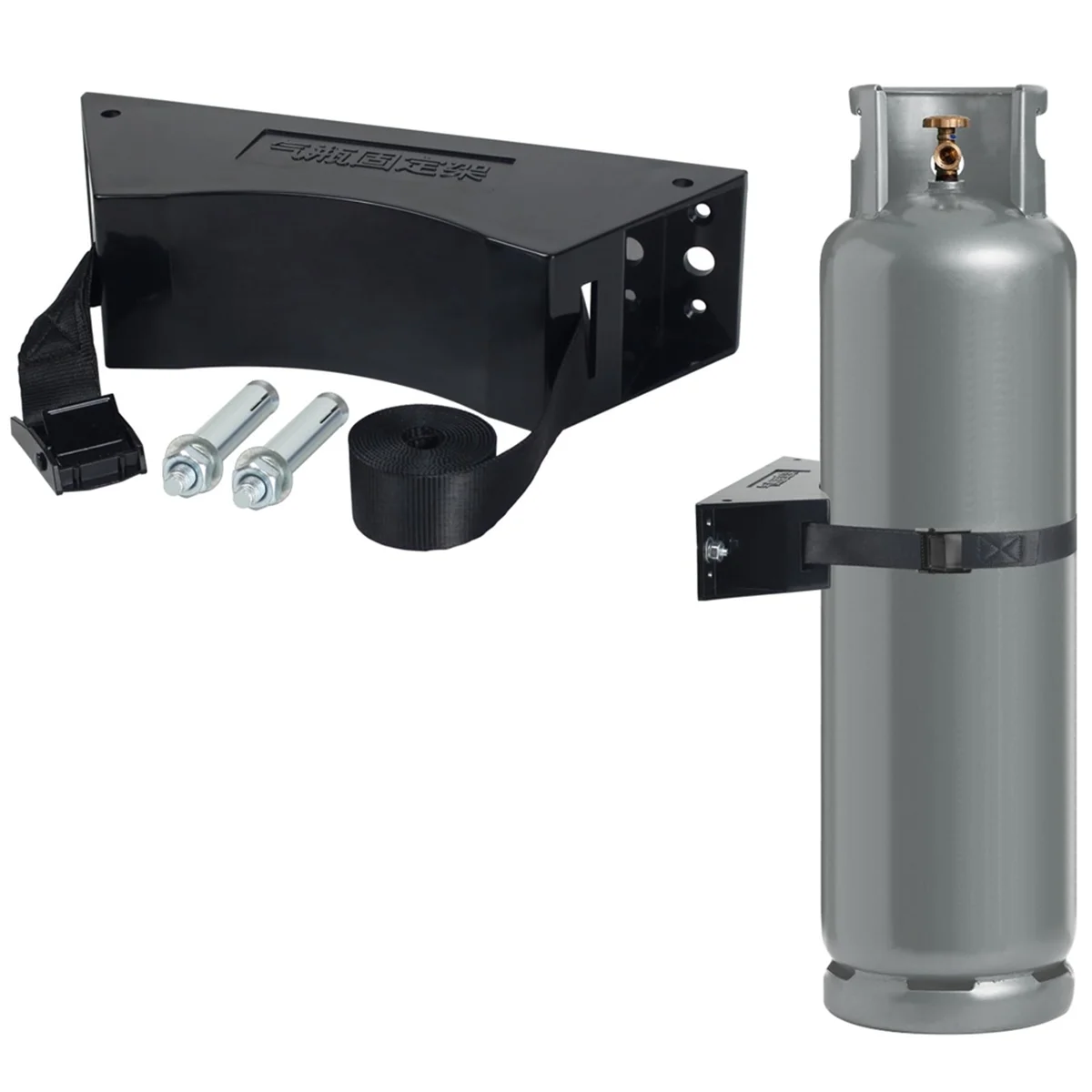 A002 Propane Tank Holder Gas Cylinder Wall Mounted Bracket Gas Cylinder Holder Propane Tank Mount Holder with Screws 3Set
A002 Propane Tank Holder Gas Cylinder Wall Mounted Bracket Gas Cylinder Holder Propane Tank Mount Holder with Screws 3Set