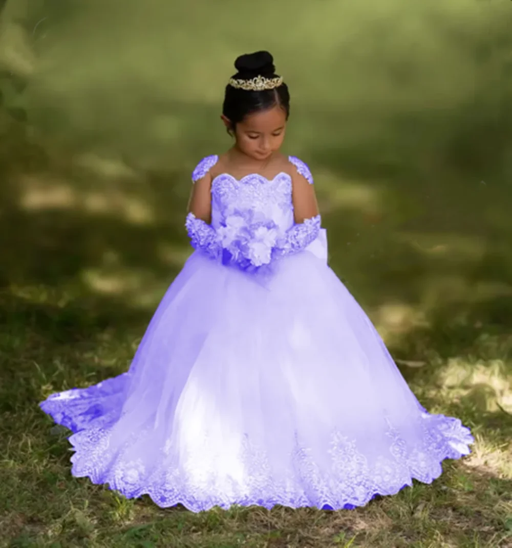 Elegance Puffy Long Sleeves Flower Girl Dresses For Wedding Kids Birthday Party Formal Occasions Gown Customized
Elegance Puffy Long Sleeves Flower Girl Dresses For Wedding Kids Birthday Party Formal Occasions Gown Customized
