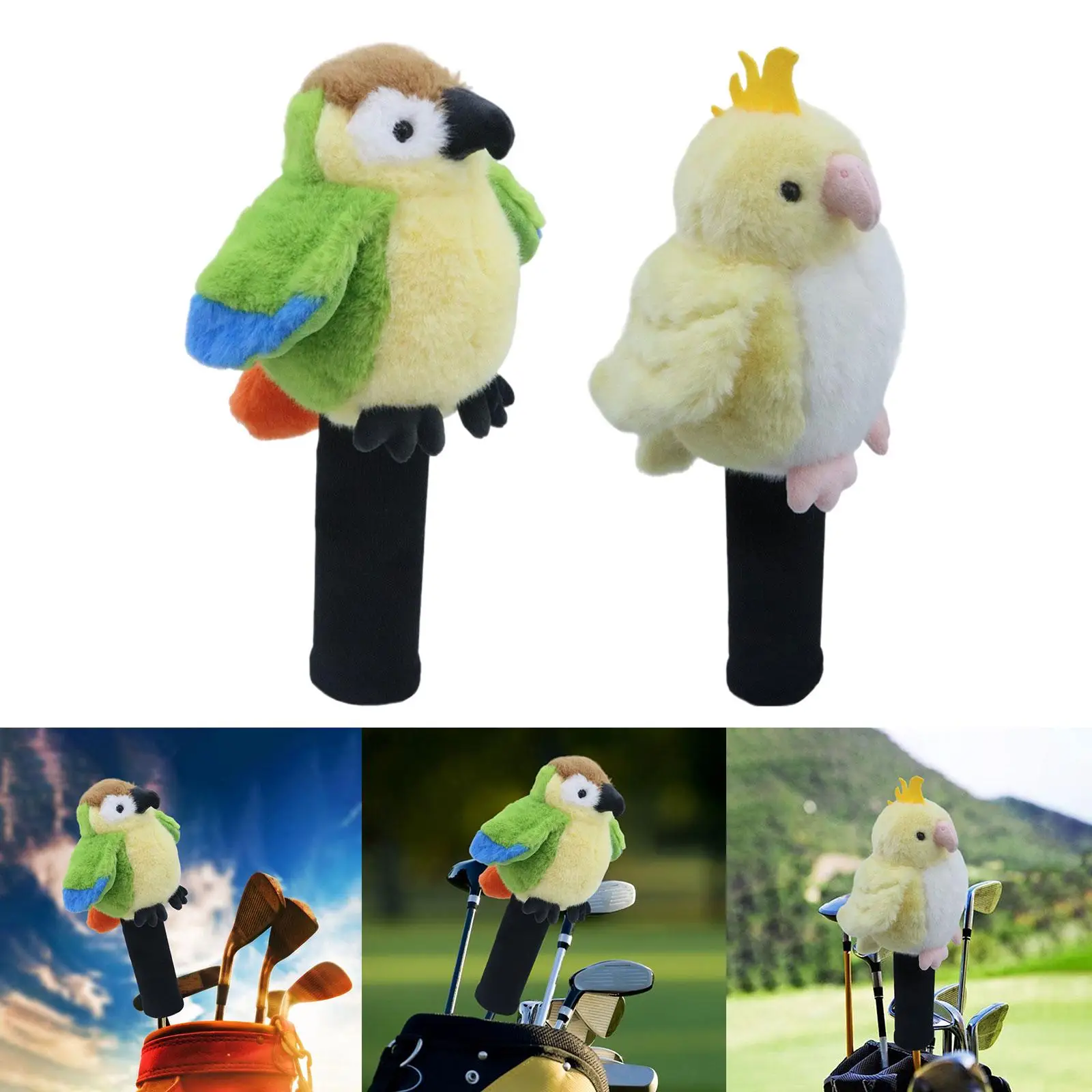 Plush Parrot Driver Head Cover Scratch Resistant Present Cute Golf Headcover
Plush Parrot Driver Head Cover Scratch Resistant Present Cute Golf Headcover