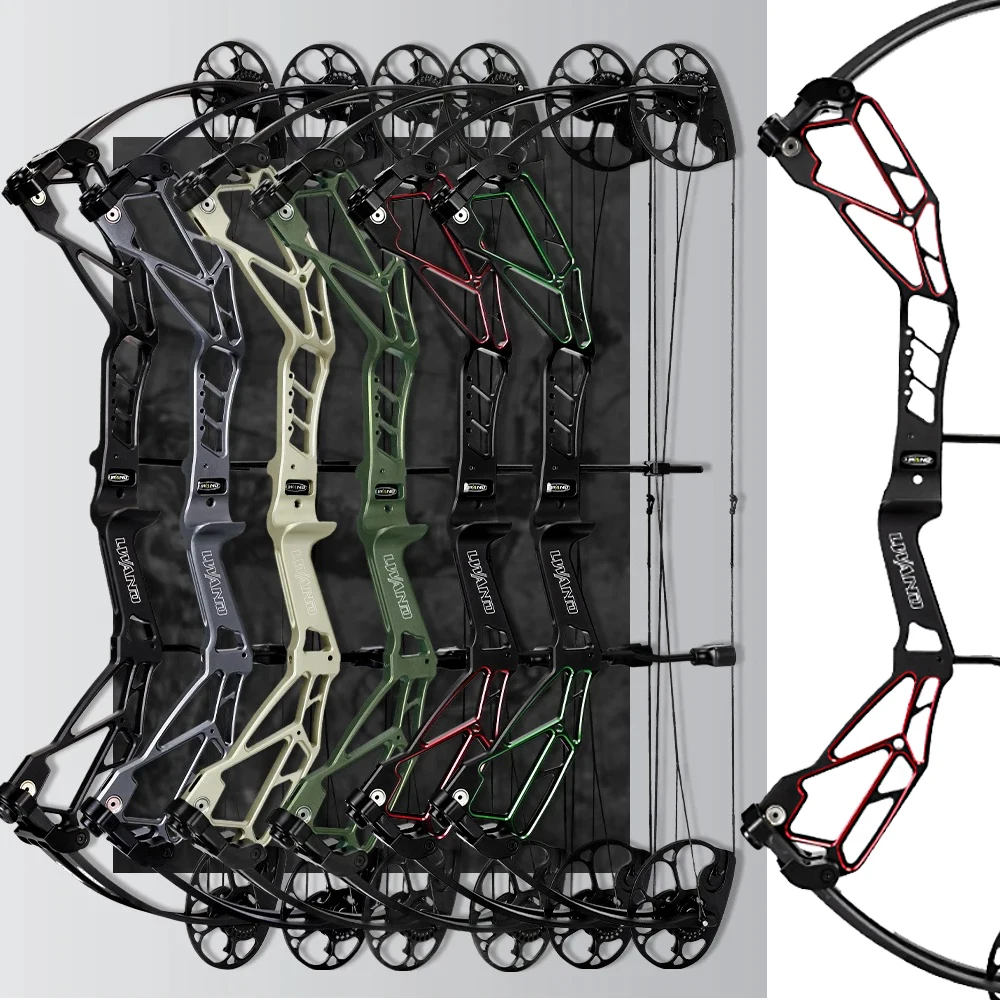 30-70lbs Compound Bow Archery 320 FPS CNC Aaluminium Alloy Double Cam Pulley Bow Right Hand Shooting Hunting Target Bow
30-70lbs Compound Bow Archery 320 FPS CNC Aaluminium Alloy Double Cam Pulley Bow Right Hand Shooting Hunting Target Bow
