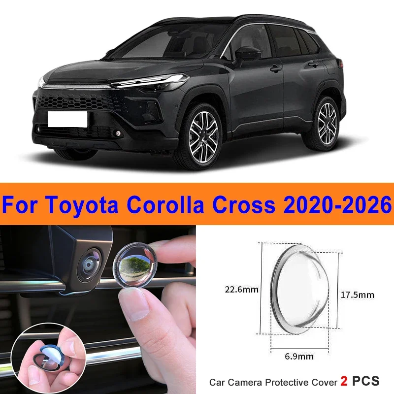360 Reverse Image Car Camera Cover Anti-Scratch PC Lens Protector Stickers For Toyota Corolla Cross 2020-2026 2Pcs
360 Reverse Image Car Camera Cover Anti-Scratch PC Lens Protector Stickers For Toyota Corolla Cross 2020-2026 2Pcs