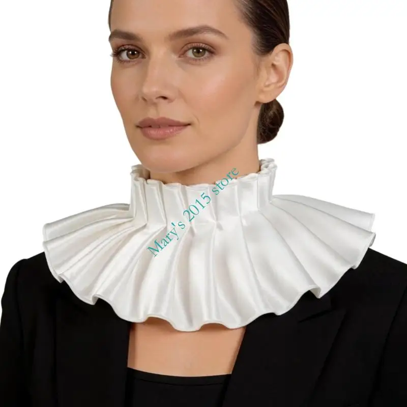 Women False Collar With Adjustable Size Easy To Wear Decorative Collar Ruffle Collar Neckpiece For Daily Party Styling
Women False Collar With Adjustable Size Easy To Wear Decorative Collar Ruffle Collar Neckpiece For Daily Party Styling