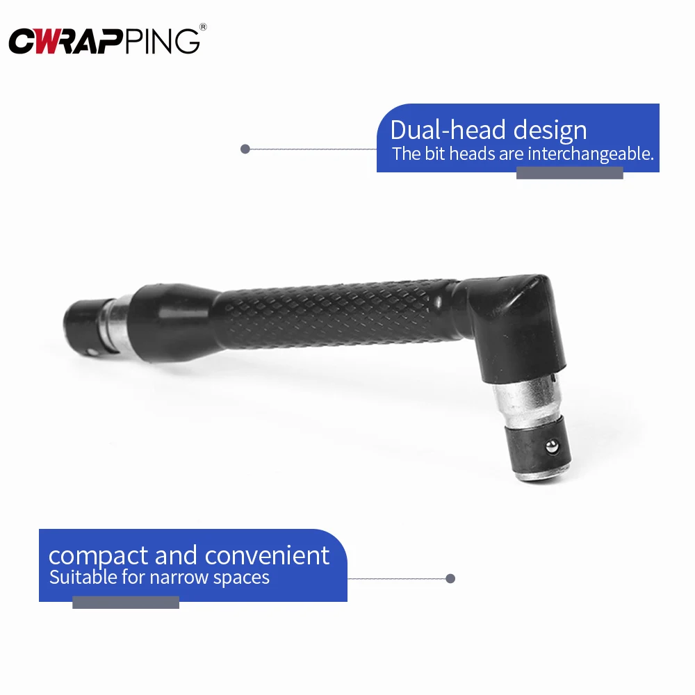 Mini Double-ended L-Socket Wrench 90° Right Angle Screwdriver Driver Bit Joiner Handle Utility Tool Set Home Maintenance Tools
Mini Double-ended L-Socket Wrench 90° Right Angle Screwdriver Driver Bit Joiner Handle Utility Tool Set Home Maintenance Tools
