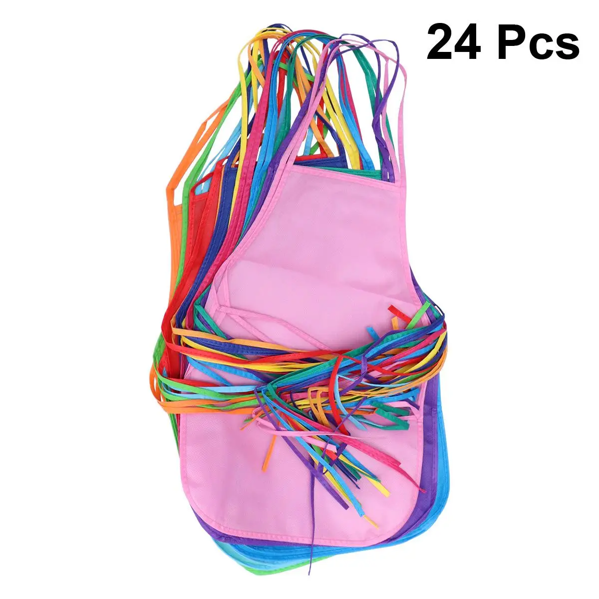 24 Pcs Apron Children Artist Painting Non-woven Fabric Stain Painting Apron Resistant Waterproof Toddler Clothes
24 Pcs Apron Children Artist Painting Non-woven Fabric Stain Painting Apron Resistant Waterproof Toddler Clothes