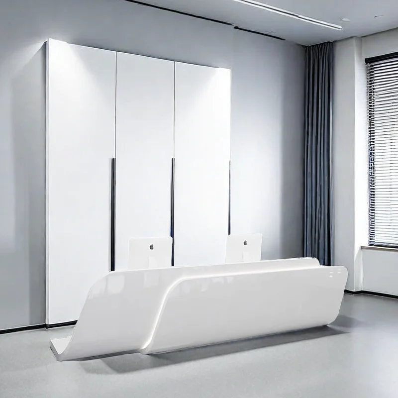 Reception Counter Cosmetics Front Desk Church Pulpit Moveable Hairdressing Modern Luxury Empfangstheke Room Office Table Salon
Reception Counter Cosmetics Front Desk Church Pulpit Moveable Hairdressing Modern Luxury Empfangstheke Room Office Table Salon