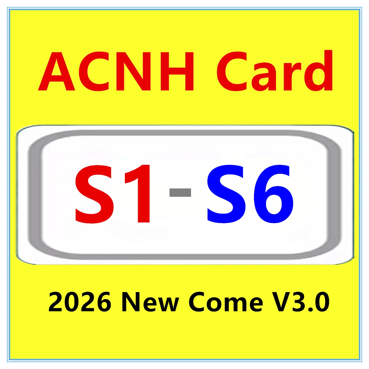 S1~S6 Standard Card ACNH NFC Printing Card Work for V3.0 Games SANRXO NTAG215 Chip NEW COME
S1~S6 Standard Card ACNH NFC Printing Card Work for V3.0 Games SANRXO NTAG215 Chip NEW COME