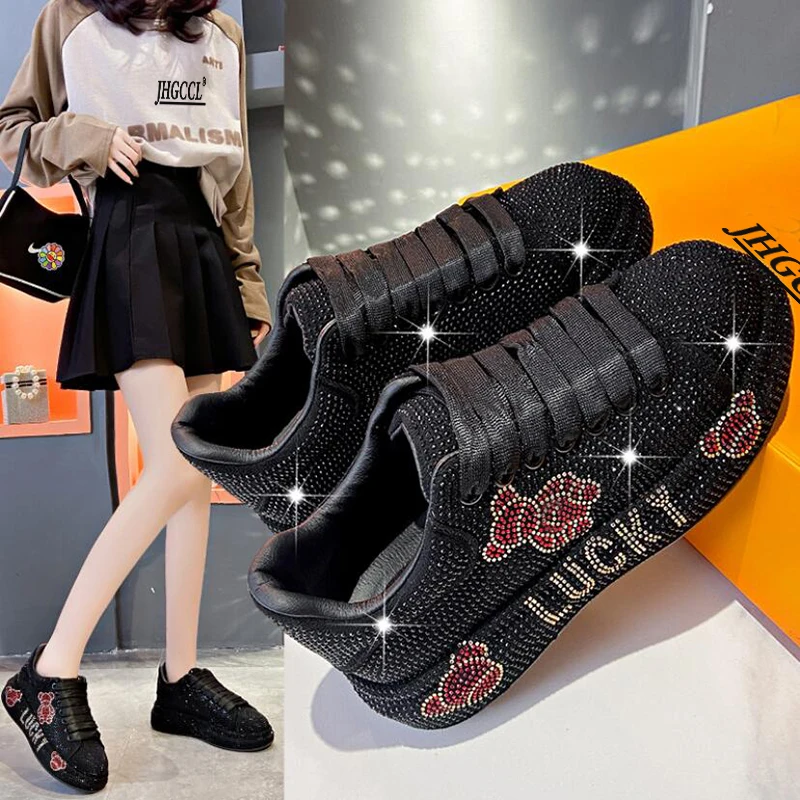Luxury women's shoes new women's casual shoes full of diamond platform shoes female platform diamond sports shoes sandalias A8
Luxury women's shoes new women's casual shoes full of diamond platform shoes female platform diamond sports shoes sandalias A8