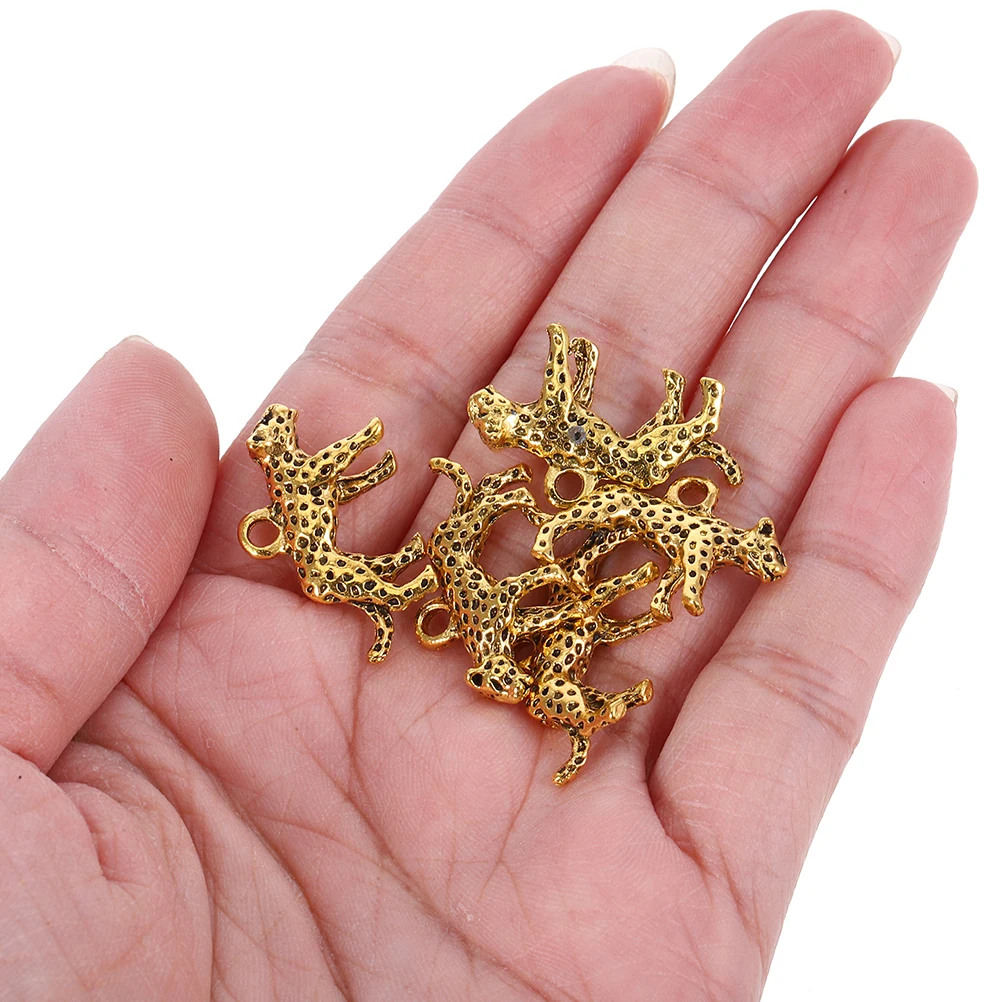 20 Pcs Leopard Pendant Animal Charms DIY Necklace Handbag Keychain Bracelet Metal Accessories Jewelry Making Crafts Zinc Alloy
20 Pcs Leopard Pendant Animal Charms DIY Necklace Handbag Keychain Bracelet Metal Accessories Jewelry Making Crafts Zinc Alloy