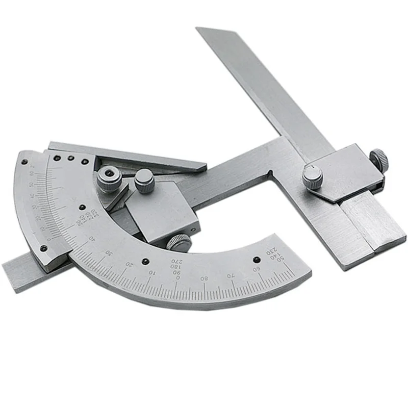 AA01-0-320 Degree Vernier Angle Ruler With Storage Box Protractor Woodworking Measuring Ruler
AA01-0-320 Degree Vernier Angle Ruler With Storage Box Protractor Woodworking Measuring Ruler
