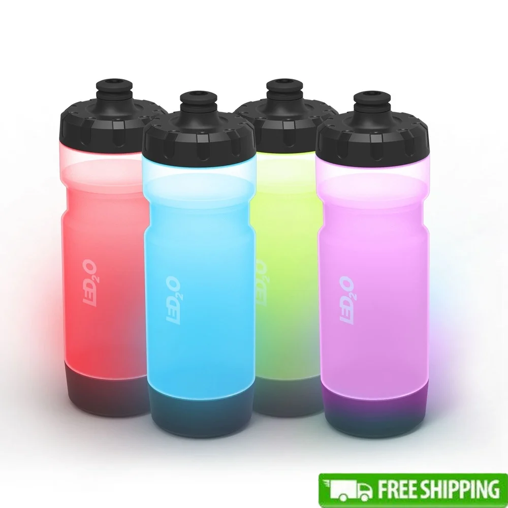 LED Light-Up Sports Water Bottle 20oz with 3 Light Modes BPA-Free Dishwasher Safe Perfect Cycling Running Gym 4-Pack
LED Light-Up Sports Water Bottle 20oz with 3 Light Modes BPA-Free Dishwasher Safe Perfect Cycling Running Gym 4-Pack