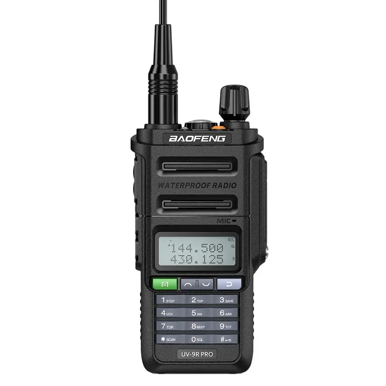 Baofeng UV-9R PRO IP54 Waterproof UHF/VHF Emergency Alarm Wireless Long Range Transmitter Professional Walkie Talkie
Baofeng UV-9R PRO IP54 Waterproof UHF/VHF Emergency Alarm Wireless Long Range Transmitter Professional Walkie Talkie