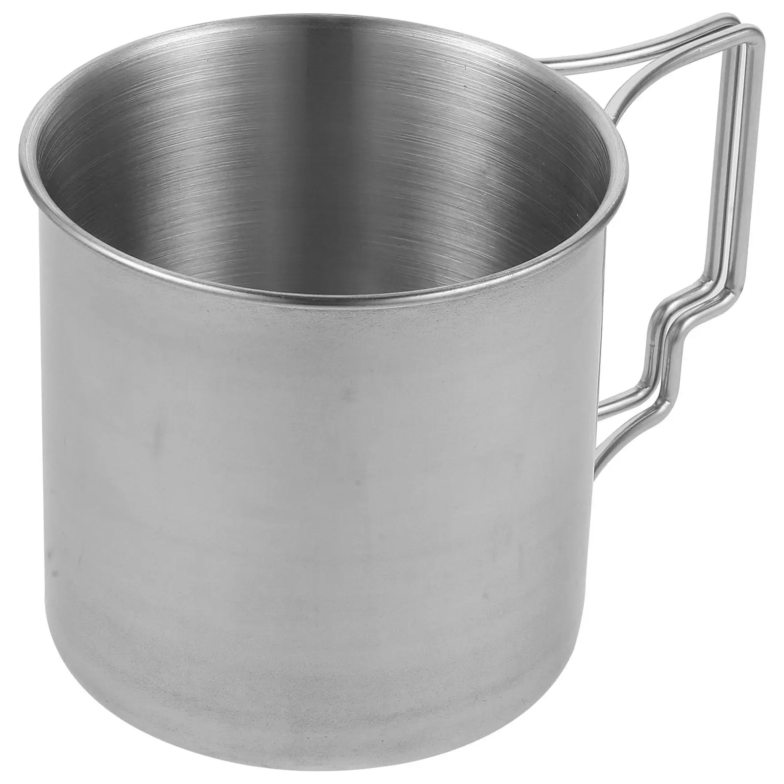 Stainless Steel Water Cup Premium Outdoor Camping Mug Foldable Stainless Handle Portable Drinking Cup for Travel Picnic Coffee
Stainless Steel Water Cup Premium Outdoor Camping Mug Foldable Stainless Handle Portable Drinking Cup for Travel Picnic Coffee