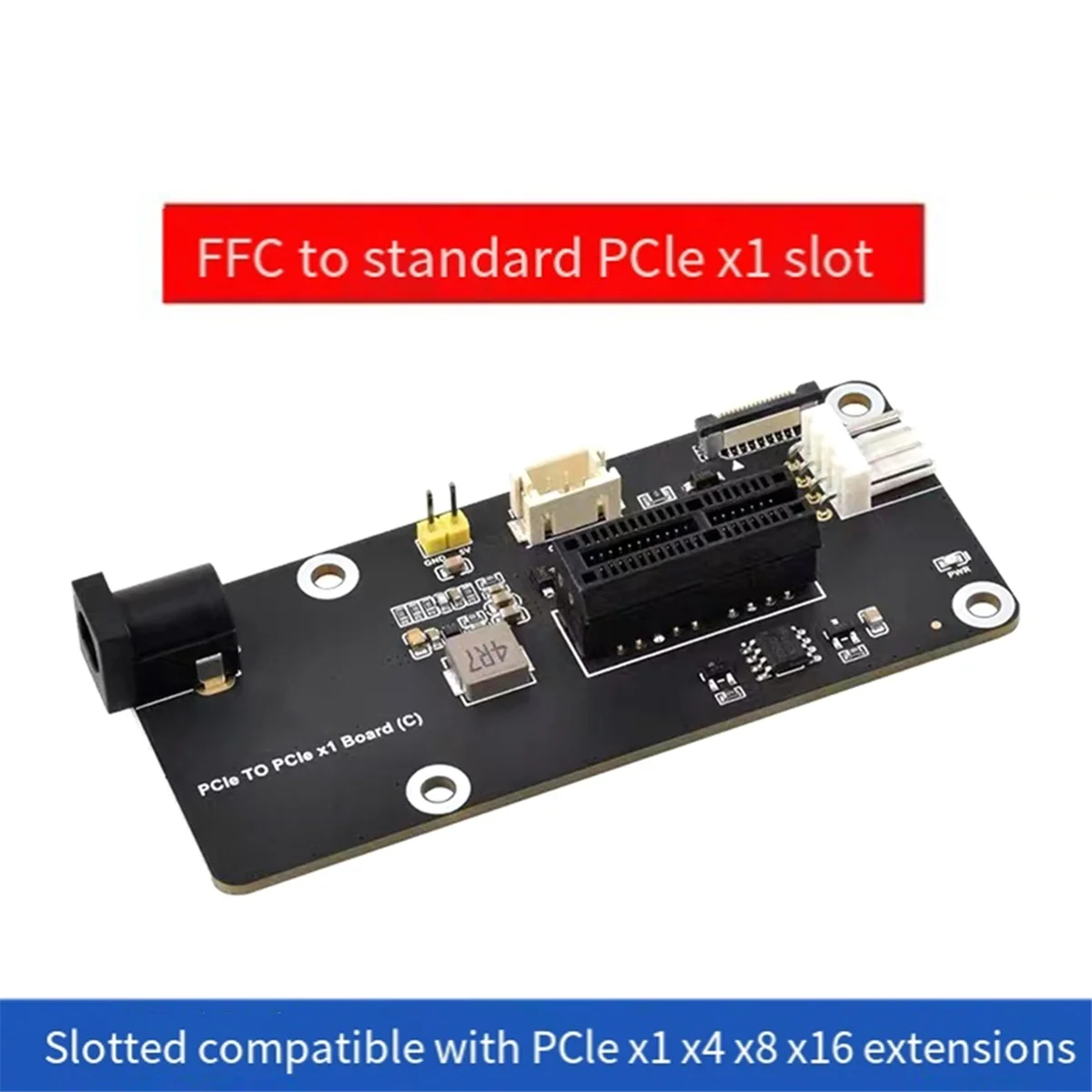 Розничная торговля! Для 5-платы расширения PCIe FFC-разъема к стандартному слоту PCIe X1, для PCI Express X1 X4 X8 X16 Riser (ЕС)
Розничная торговля! Для 5-платы расширения PCIe FFC-разъема к стандартному слоту PCIe X1, для PCI Express X1 X4 X8 X16 Riser (ЕС)