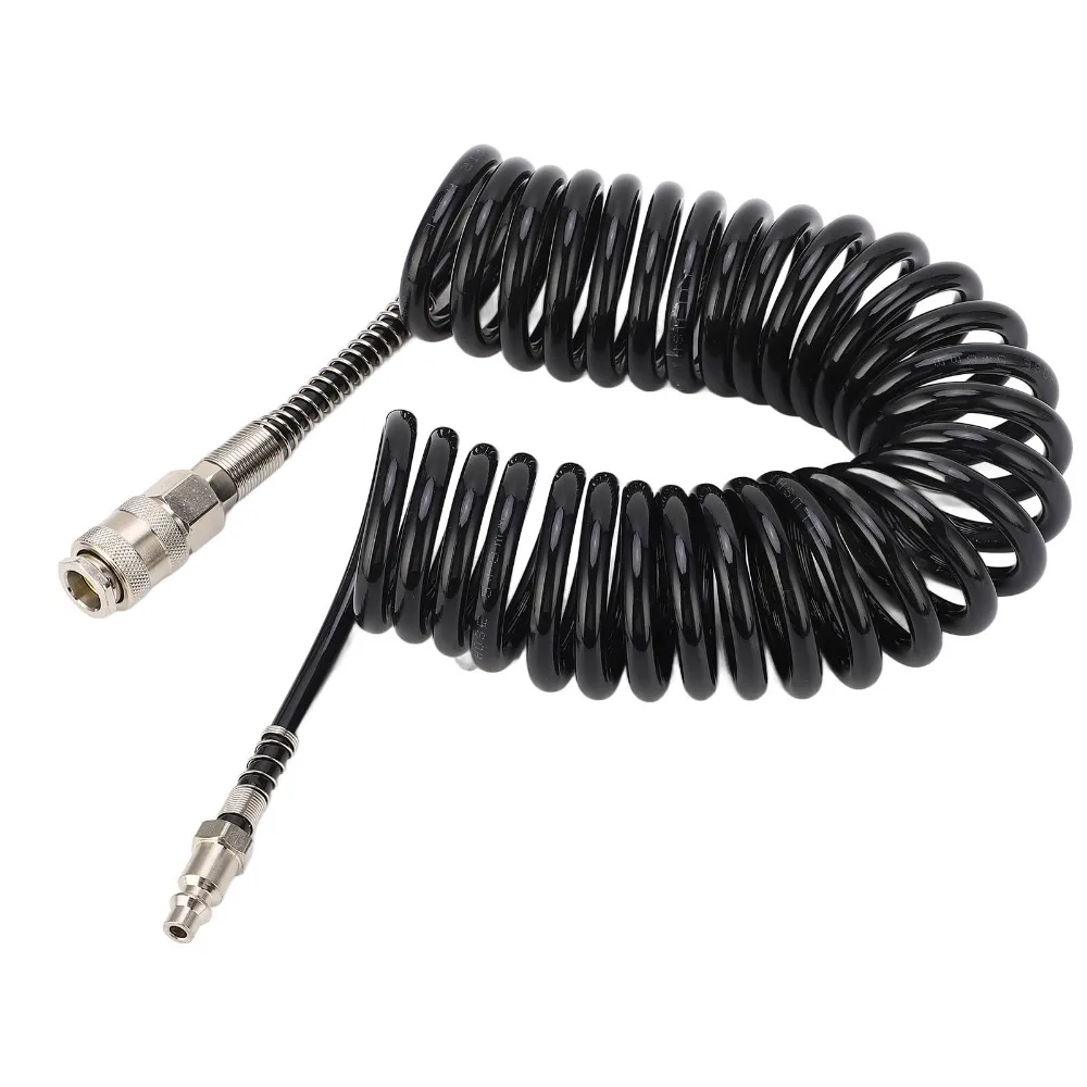 Steel + PU Coiled Air Hose Multiple Size Coiled Air Compressor Coil Hose Solid Brass Coupler Pressure Resistant
Steel + PU Coiled Air Hose Multiple Size Coiled Air Compressor Coil Hose Solid Brass Coupler Pressure Resistant