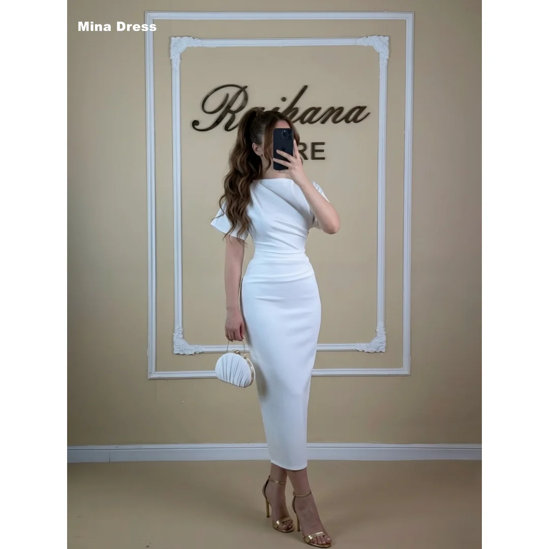 Mina Customized White Long Dresses for Special Occasions Short Sleeves Birthday Dress Folds Best Selling Dresses Round Neck Prom
Mina Customized White Long Dresses for Special Occasions Short Sleeves Birthday Dress Folds Best Selling Dresses Round Neck Prom