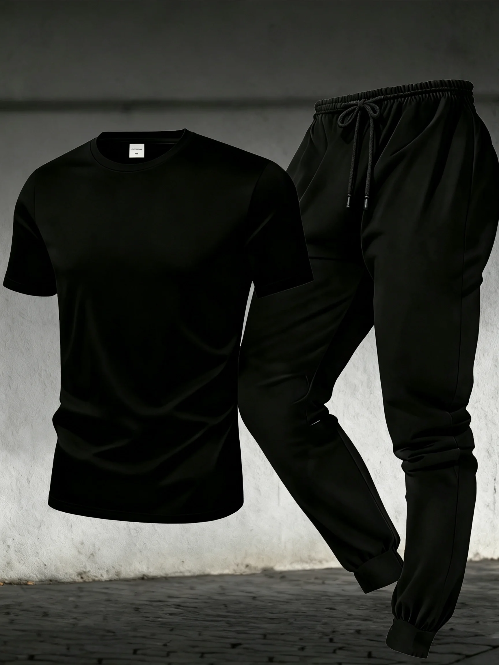 Men Casual 2 Piece Tracksuit Cotton Tee Polyester Long Pants Loose Fit Daily Sports Outdoor Streetwear Matching Outfit
Men Casual 2 Piece Tracksuit Cotton Tee Polyester Long Pants Loose Fit Daily Sports Outdoor Streetwear Matching Outfit