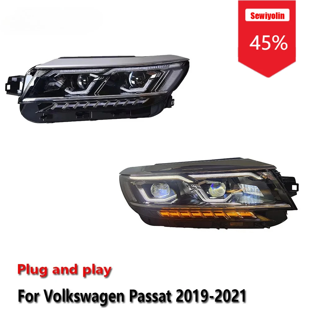 Sewiyolin Car LED Headlight Assemblies For Volkswagen Passat 2019-2021 Fog DRL Brake Turn Signal Lamp Plug and Play
Sewiyolin Car LED Headlight Assemblies For Volkswagen Passat 2019-2021 Fog DRL Brake Turn Signal Lamp Plug and Play