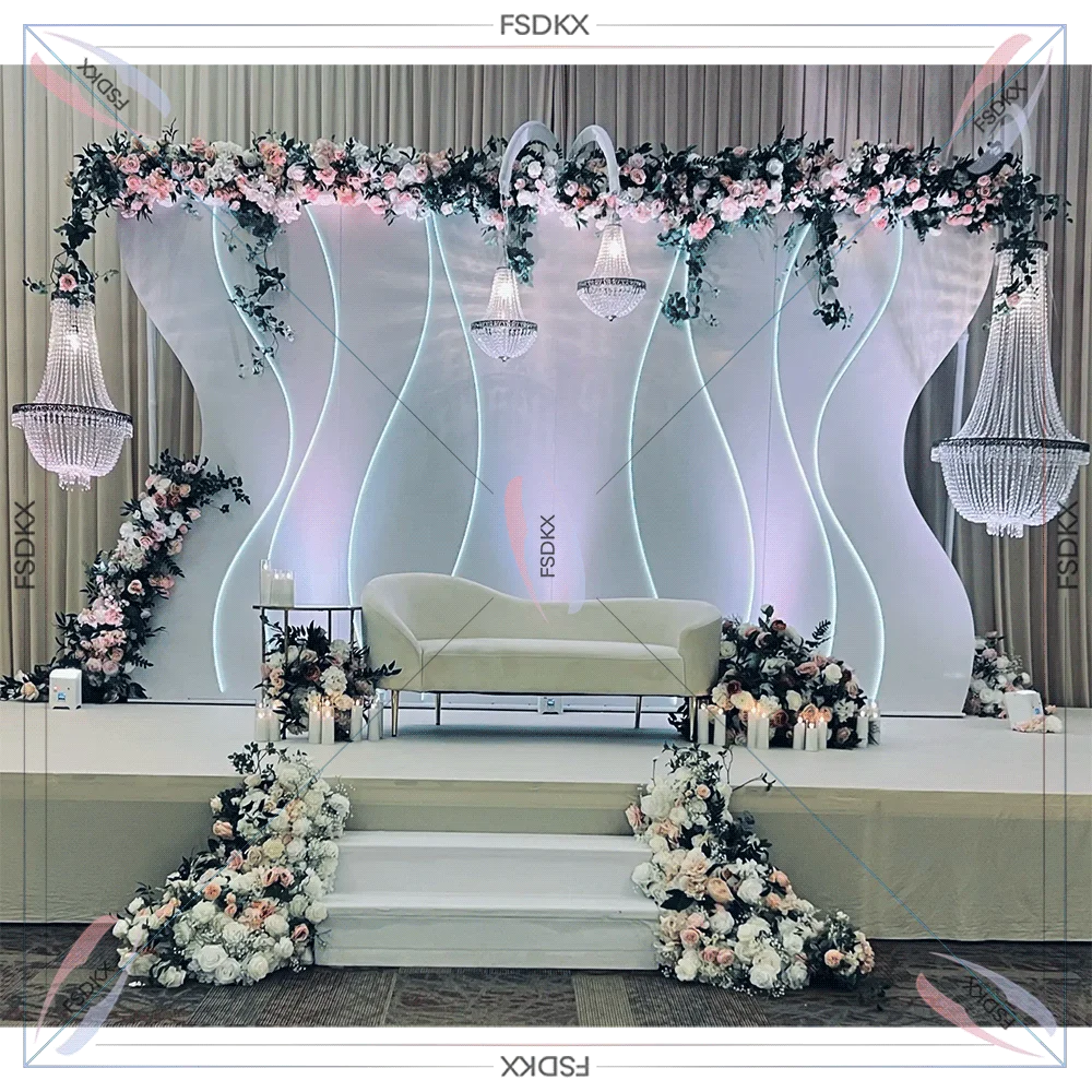 FSDKX Luxury Elegant White Pvc Acrylic Wall Backdrop Wedding Backdrop From China Supplier
FSDKX Luxury Elegant White Pvc Acrylic Wall Backdrop Wedding Backdrop From China Supplier