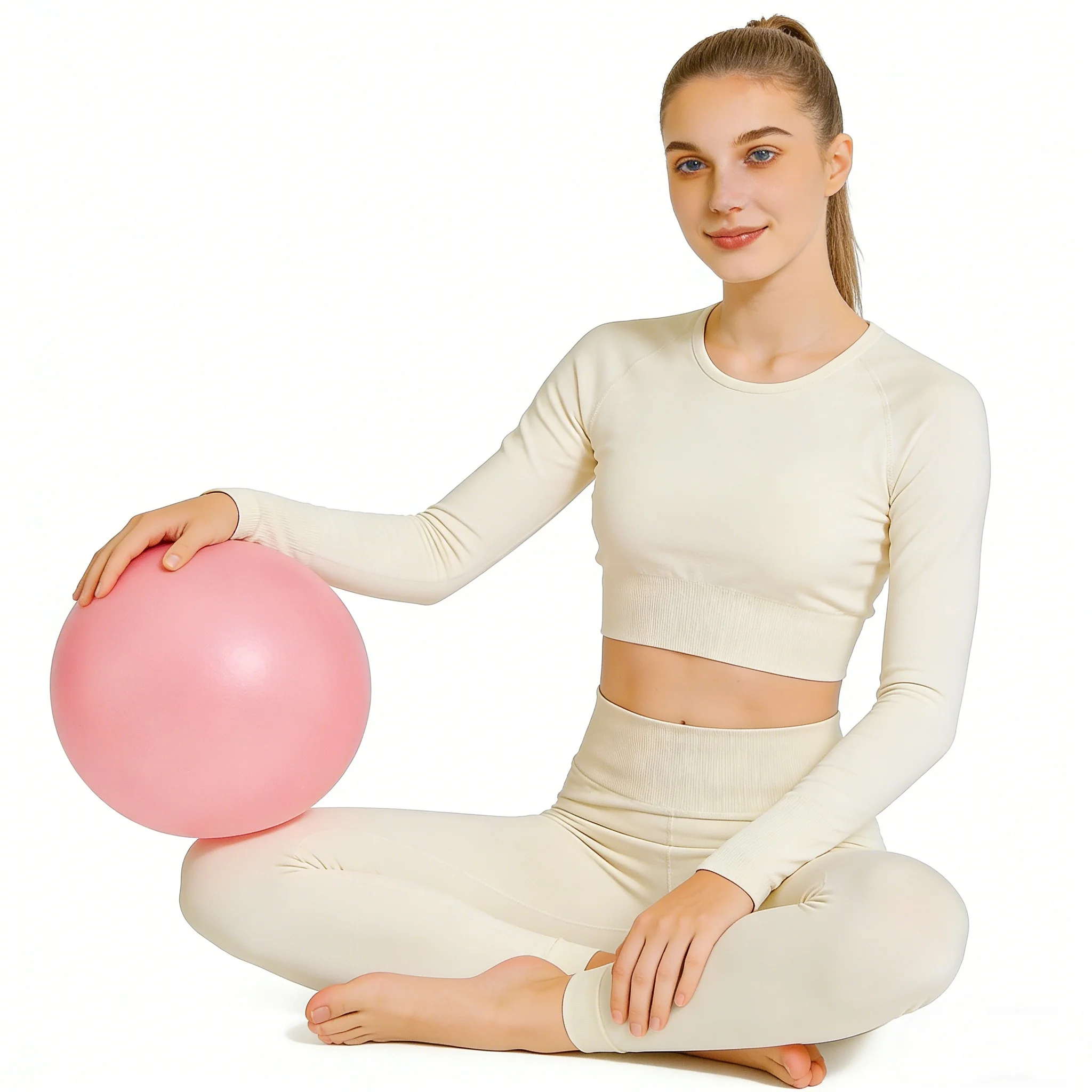 Mini PVC Pilates Anti-Burst Slip Resistant Yoga Ball With Massage For Stability Fitness Stretching & Core Strength Home Gym
Mini PVC Pilates Anti-Burst Slip Resistant Yoga Ball With Massage For Stability Fitness Stretching & Core Strength Home Gym