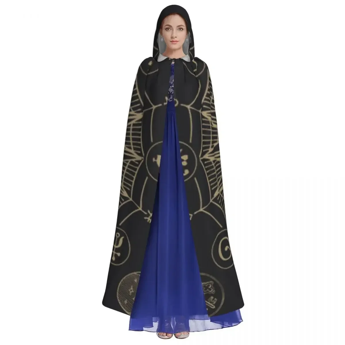 Adult Halloween Magic Moon Retro Style Cape Hooded Medieval Costume Full Length Dress Coat
Adult Halloween Magic Moon Retro Style Cape Hooded Medieval Costume Full Length Dress Coat