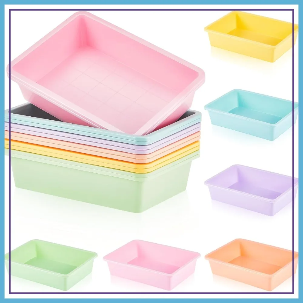 12 Pcs Plastic Flat Storage Tray Classroom Bins Containers School Office Letter Basket Art Book Organization File Holder Pastel
12 Pcs Plastic Flat Storage Tray Classroom Bins Containers School Office Letter Basket Art Book Organization File Holder Pastel