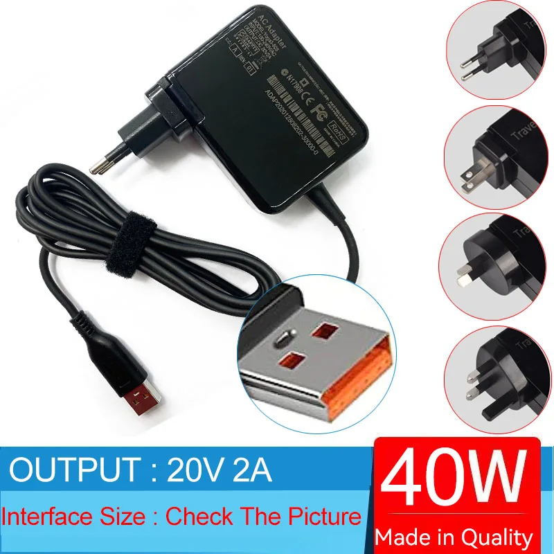 20V 2A 40W Laptop Ac Adapter Charger For Lenovo IdeaPad MIIX 700 700-12ISK ADL40WCC ADL40WCB ADL40WCA ADL40WDC ADL40WCH 13-I5Y71
20V 2A 40W Laptop Ac Adapter Charger For Lenovo IdeaPad MIIX 700 700-12ISK ADL40WCC ADL40WCB ADL40WCA ADL40WDC ADL40WCH 13-I5Y71