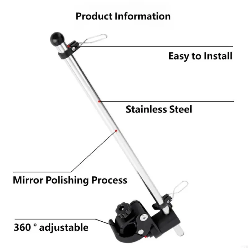 Detachable Marine Boat Flag Holder Stainless Steel Poles With Adjustable Mount R6FB
Detachable Marine Boat Flag Holder Stainless Steel Poles With Adjustable Mount R6FB