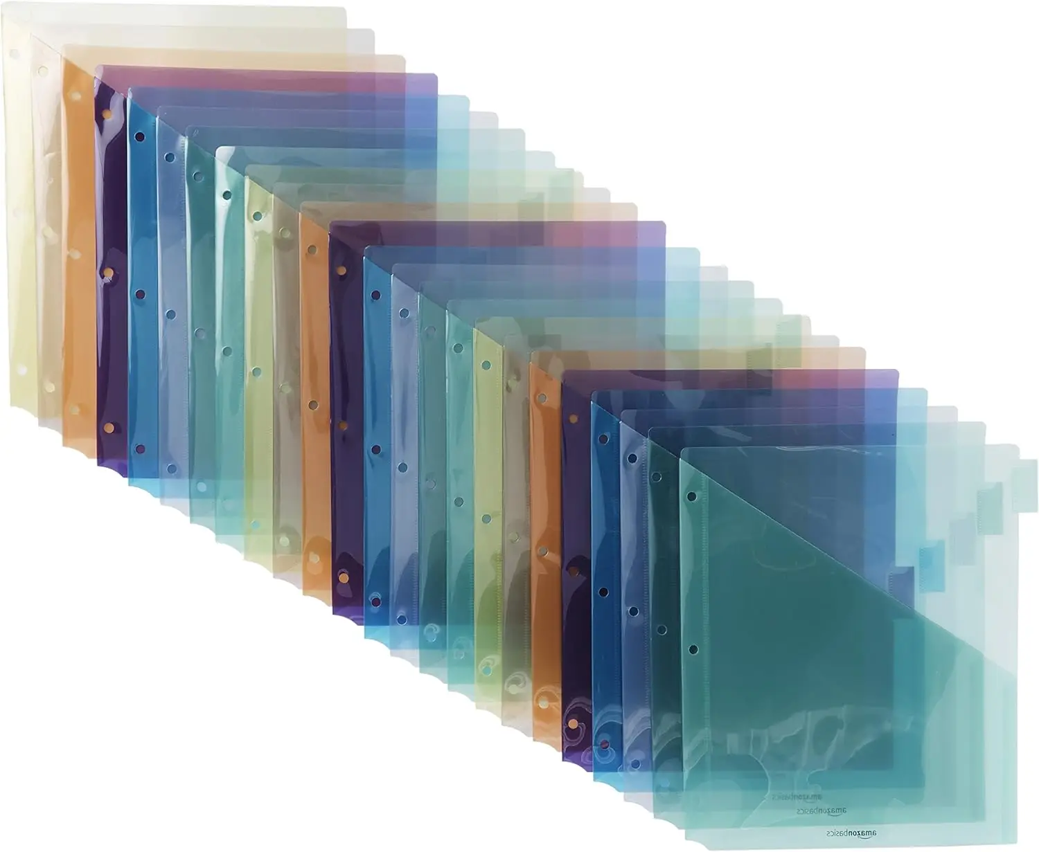 Tab Dividers for 3 Ring Binder, 8 Pack with 2 Pockets, Letter Size, Assorted Transparent Colors
Tab Dividers for 3 Ring Binder, 8 Pack with 2 Pockets, Letter Size, Assorted Transparent Colors
