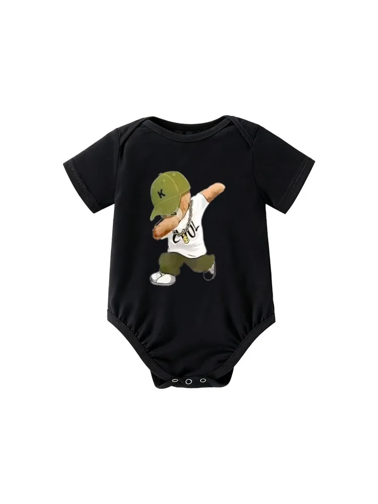 Children's Bodysuit Round Neck Cartoon Bear in Green Cap with COOL Graphic Unisex For Boys Girls Suitable For Street Style Wear
Children's Bodysuit Round Neck Cartoon Bear in Green Cap with COOL Graphic Unisex For Boys Girls Suitable For Street Style Wear