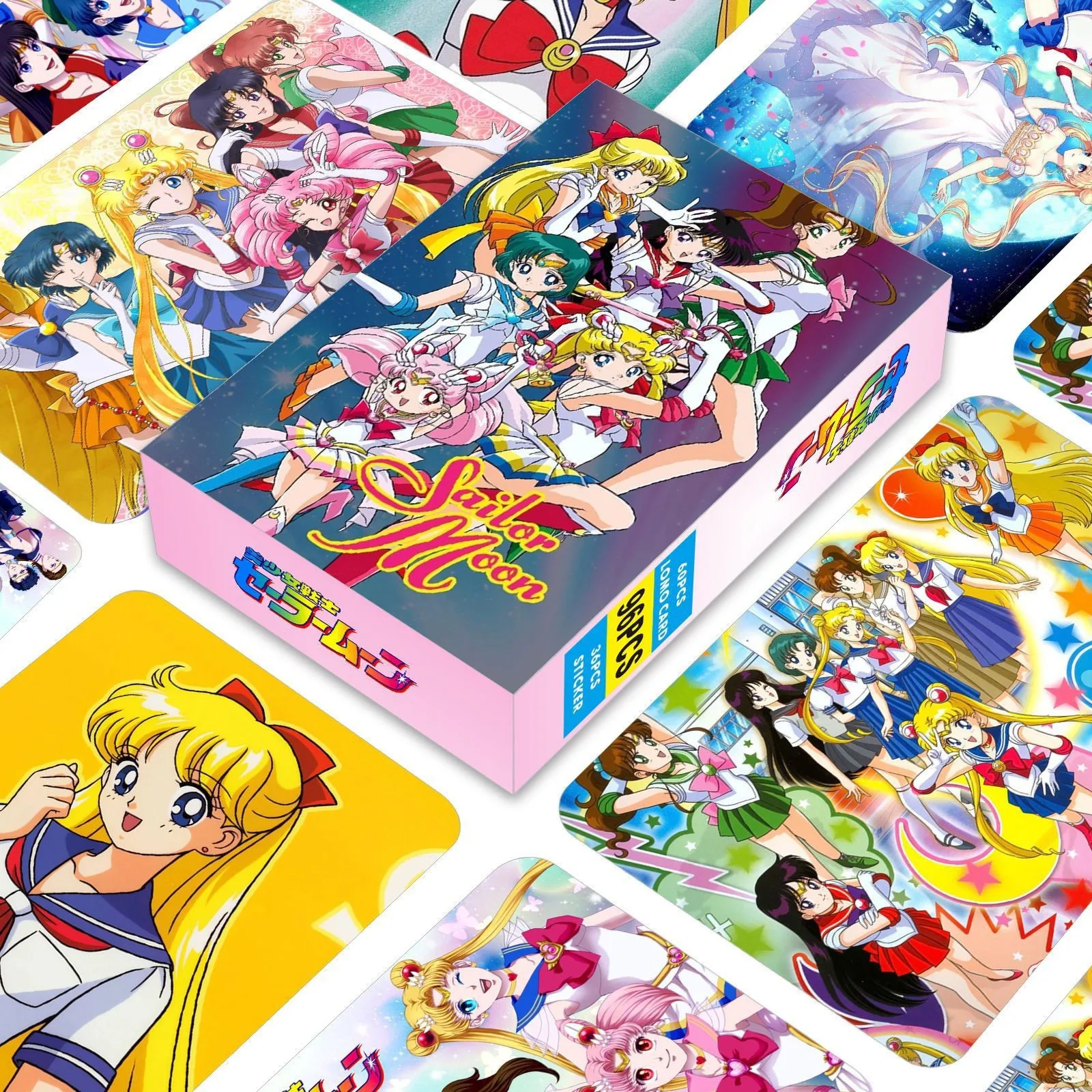 Hot New Cute Cartoon Merchandise Sailor Moon Anime 96 Double-Sided LOMO Cards Boxed Card Bookmark Birthday Gifts
Hot New Cute Cartoon Merchandise Sailor Moon Anime 96 Double-Sided LOMO Cards Boxed Card Bookmark Birthday Gifts