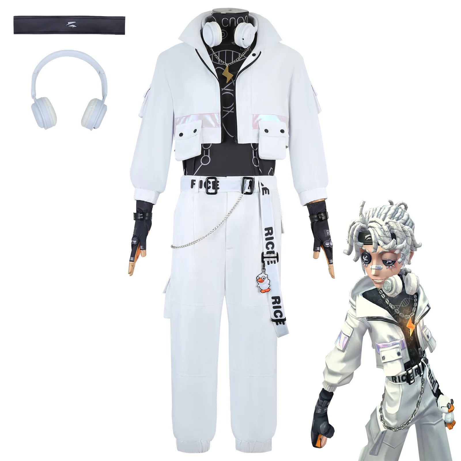 The Fifth Personality Prisoner Cos Clothing Linkage Model Rare Fashion Prisoner Cosplay Clothing Animation Role-playing Clothing
The Fifth Personality Prisoner Cos Clothing Linkage Model Rare Fashion Prisoner Cosplay Clothing Animation Role-playing Clothing