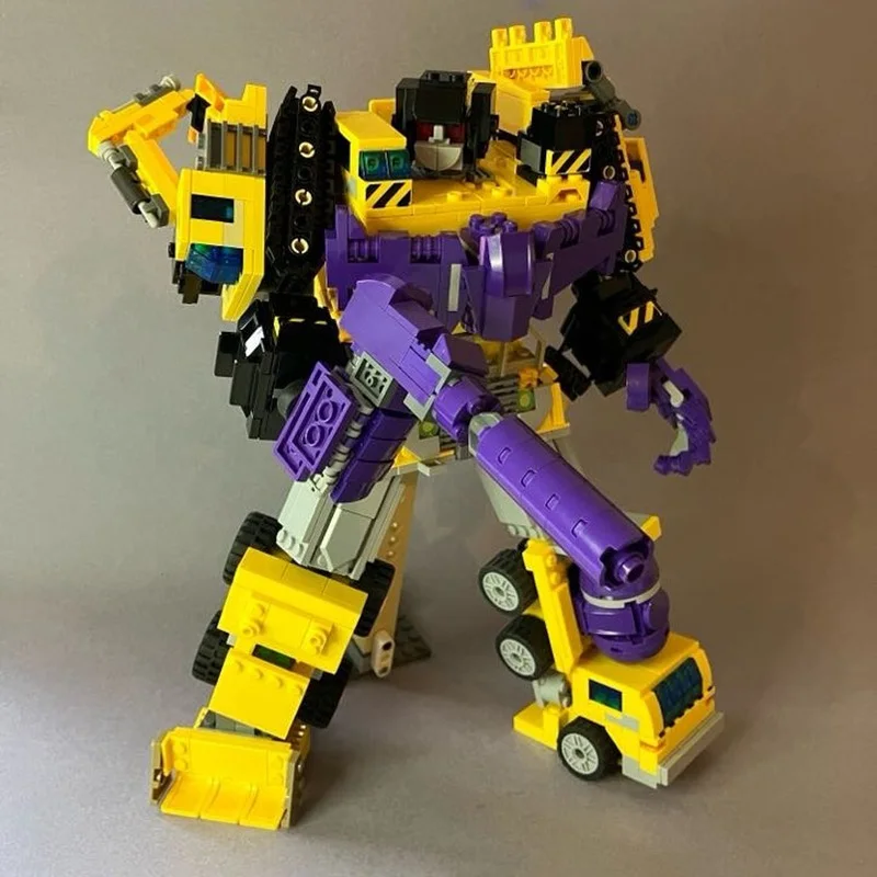 1180PCS MOC Creative Model Tf 006 Transformers Devastator Yellow Building Blocks DIY Assembly Building Blocks Display Gift Set
1180PCS MOC Creative Model Tf 006 Transformers Devastator Yellow Building Blocks DIY Assembly Building Blocks Display Gift Set