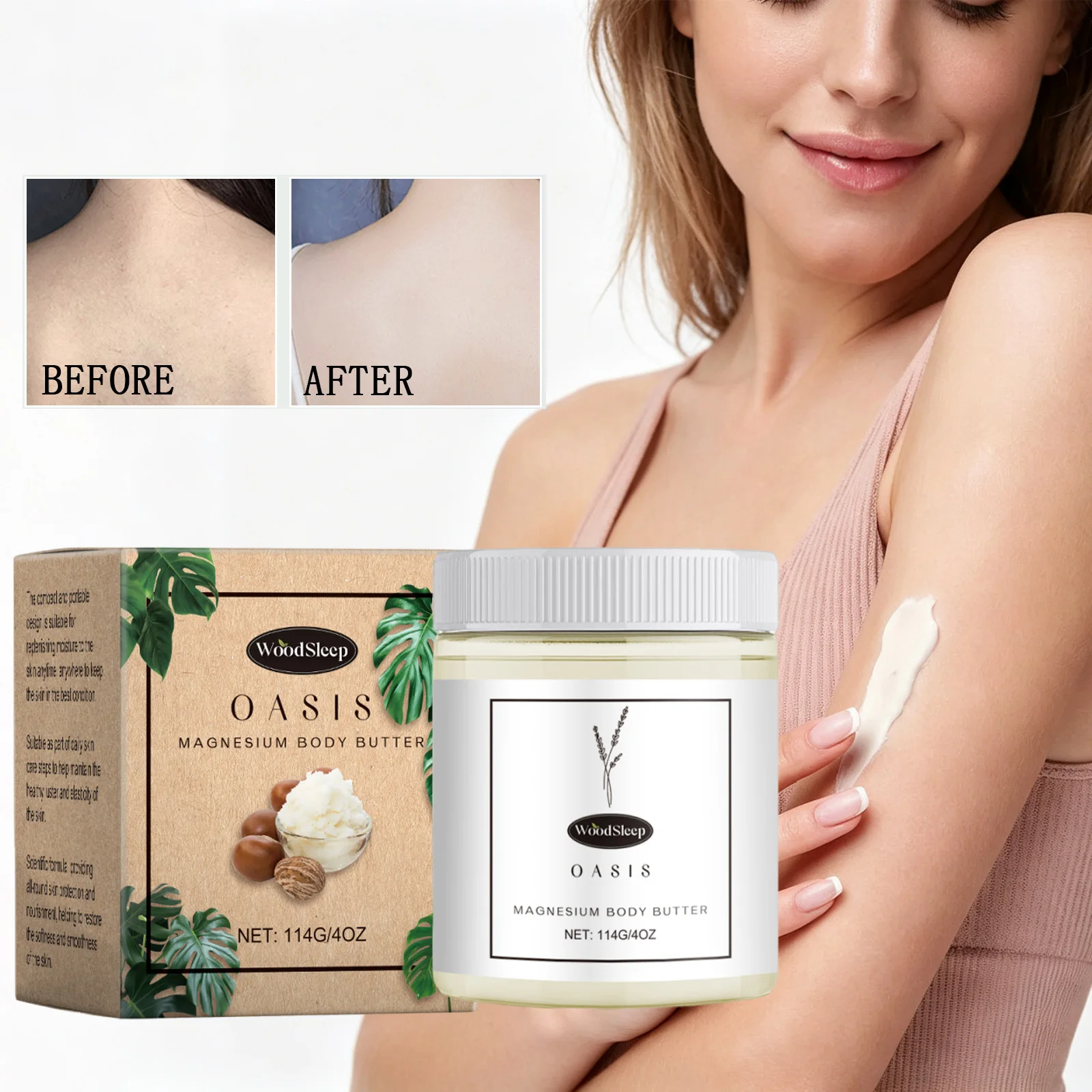 Shea Butter Body Lotion Soothing Intense Hydrating & Barrier Repair Cream for Silky Smooth Skin Moisturizing Skin Crack Remover
Shea Butter Body Lotion Soothing Intense Hydrating & Barrier Repair Cream for Silky Smooth Skin Moisturizing Skin Crack Remover
