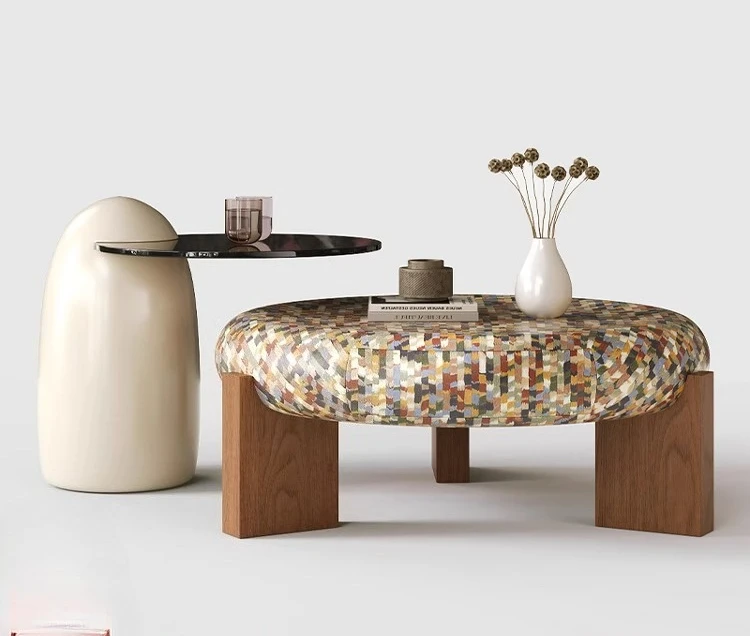 Coffee table medium and ancient style high-end sense round tea table combination simple can store large and small coffee table
Coffee table medium and ancient style high-end sense round tea table combination simple can store large and small coffee table