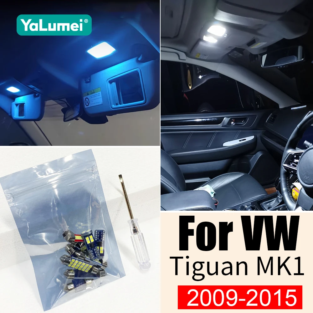 For Volkswagen VW Tiguan MK1 2009 2010 2011 2012 2013 2014 2015 8pcs Car LED Bulbs Interior Reading Lamp Trunk Light Accessories
For Volkswagen VW Tiguan MK1 2009 2010 2011 2012 2013 2014 2015 8pcs Car LED Bulbs Interior Reading Lamp Trunk Light Accessories