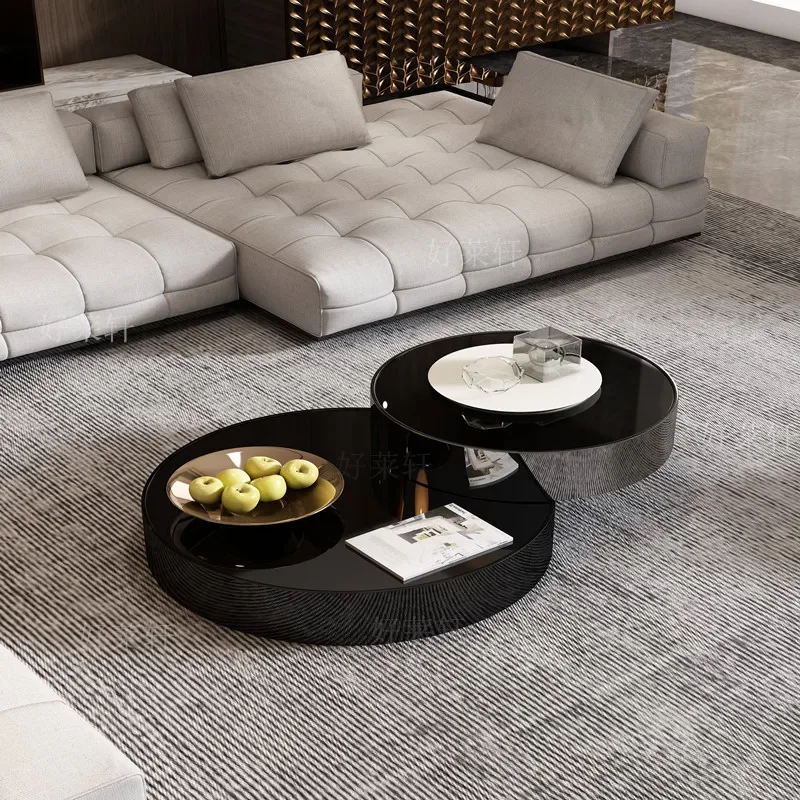 Роскошный вращающийся чайный столик, современный простой телескопический креативный круглый комбинированный чайный столик для гостиной
Роскошный вращающийся чайный столик, современный простой телескопический креативный круглый комбинированный чайный столик для гостиной