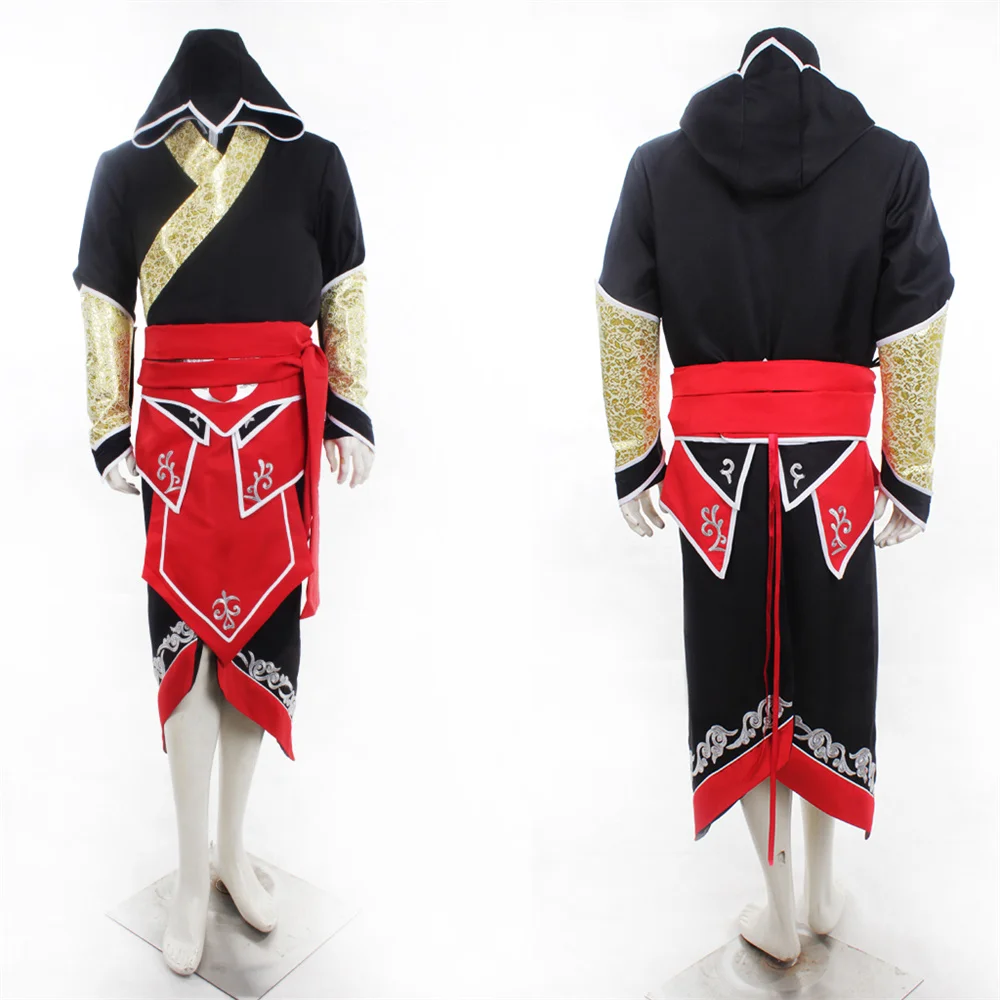 Костюм для косплея игры Ezio Auditore, мужская боевая рубашка, брюки, униформа, полный комплект, наряды для вечеринки на Хэллоуин
Костюм для косплея игры Ezio Auditore, мужская боевая рубашка, брюки, униформа, полный комплект, наряды для вечеринки на Хэллоуин