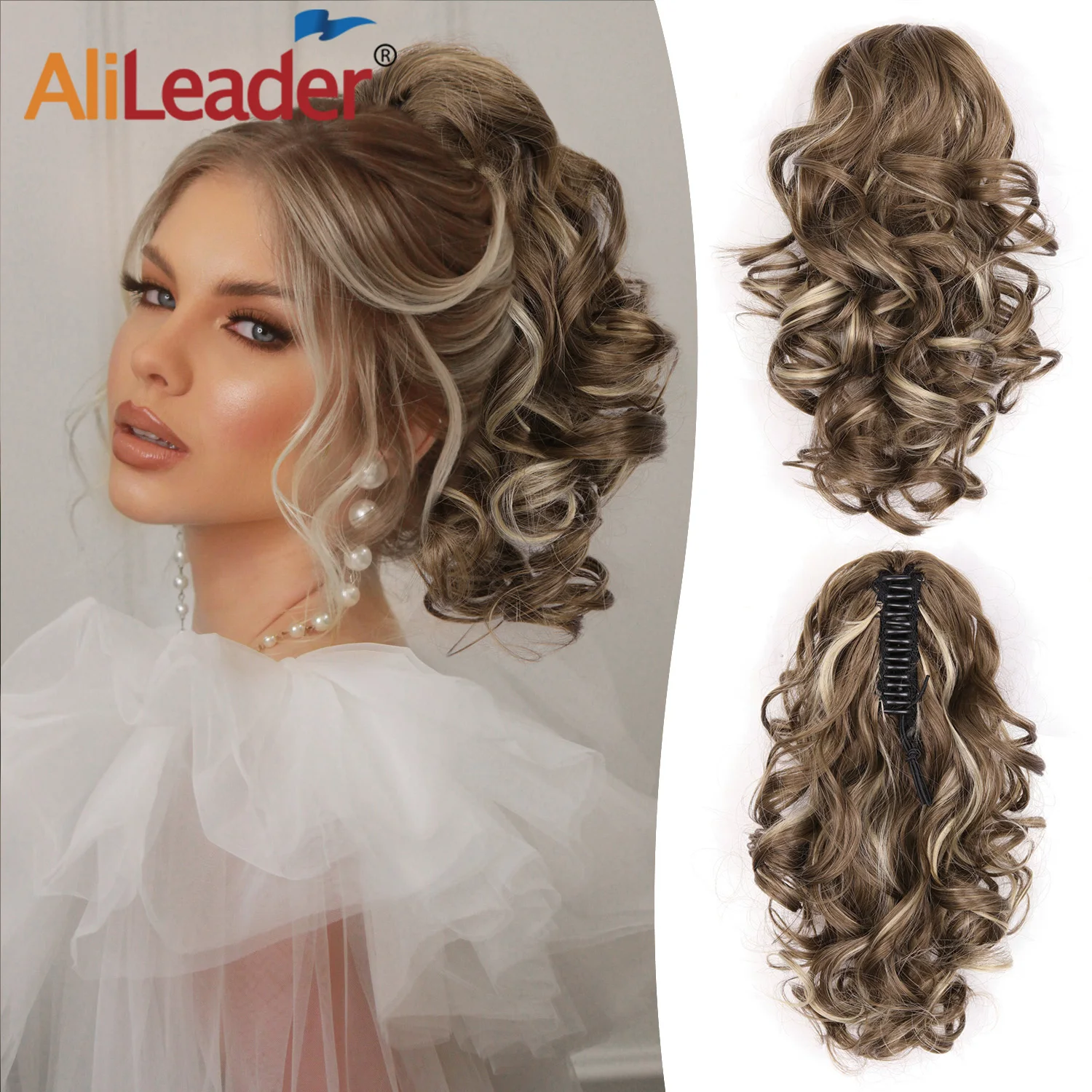 Synthetic Claw Clip On Ponytail Hair Extensions 12Inch Mixed Color Fluffy Heat-Resistant Curly Pony Tail Hairpiece For Women
Synthetic Claw Clip On Ponytail Hair Extensions 12Inch Mixed Color Fluffy Heat-Resistant Curly Pony Tail Hairpiece For Women