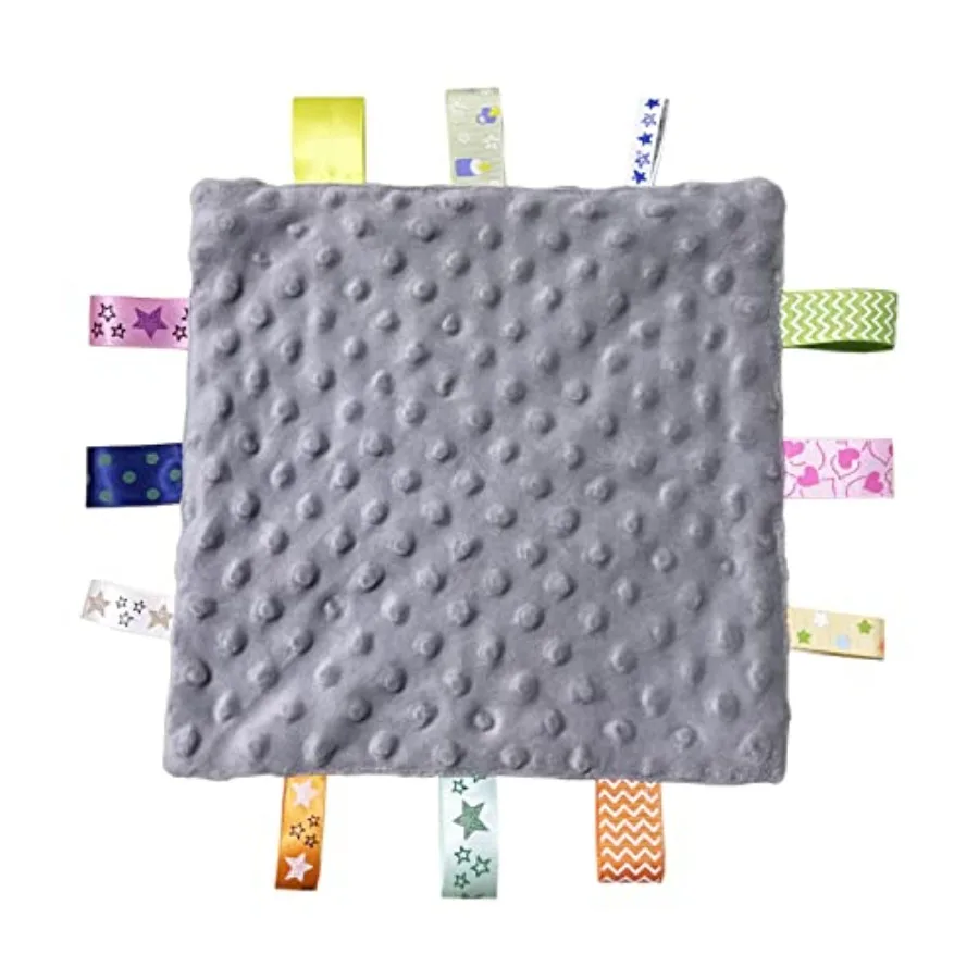Baby Security Blanket, Appease Blankets with Colorful Tags, Infant Tag Soft Plush Soothing Sensory Blanket 10 x 10 inches
Baby Security Blanket, Appease Blankets with Colorful Tags, Infant Tag Soft Plush Soothing Sensory Blanket 10 x 10 inches