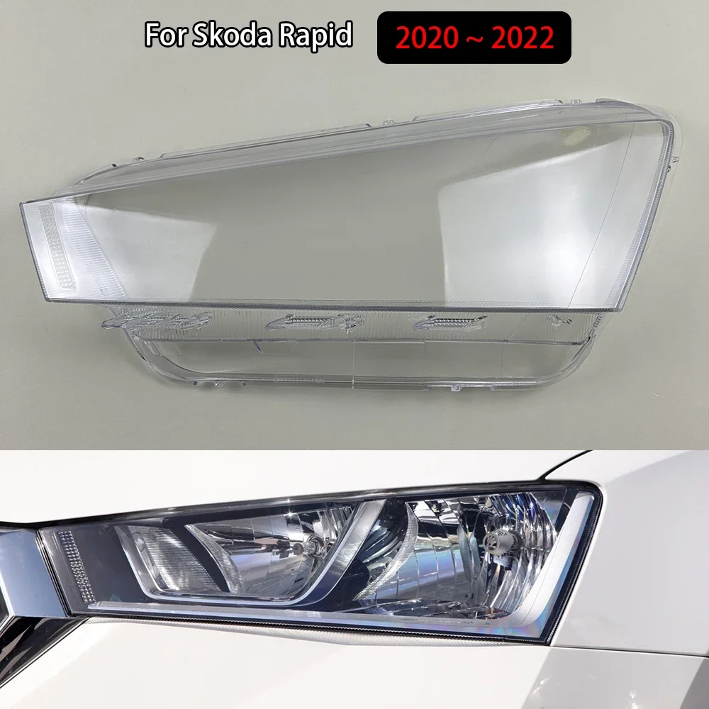 For Skoda Rapid 2020 2021 2022 Headlamp Cover Headlight Shell Lens Plexiglass Replace Original Lampshade
For Skoda Rapid 2020 2021 2022 Headlamp Cover Headlight Shell Lens Plexiglass Replace Original Lampshade