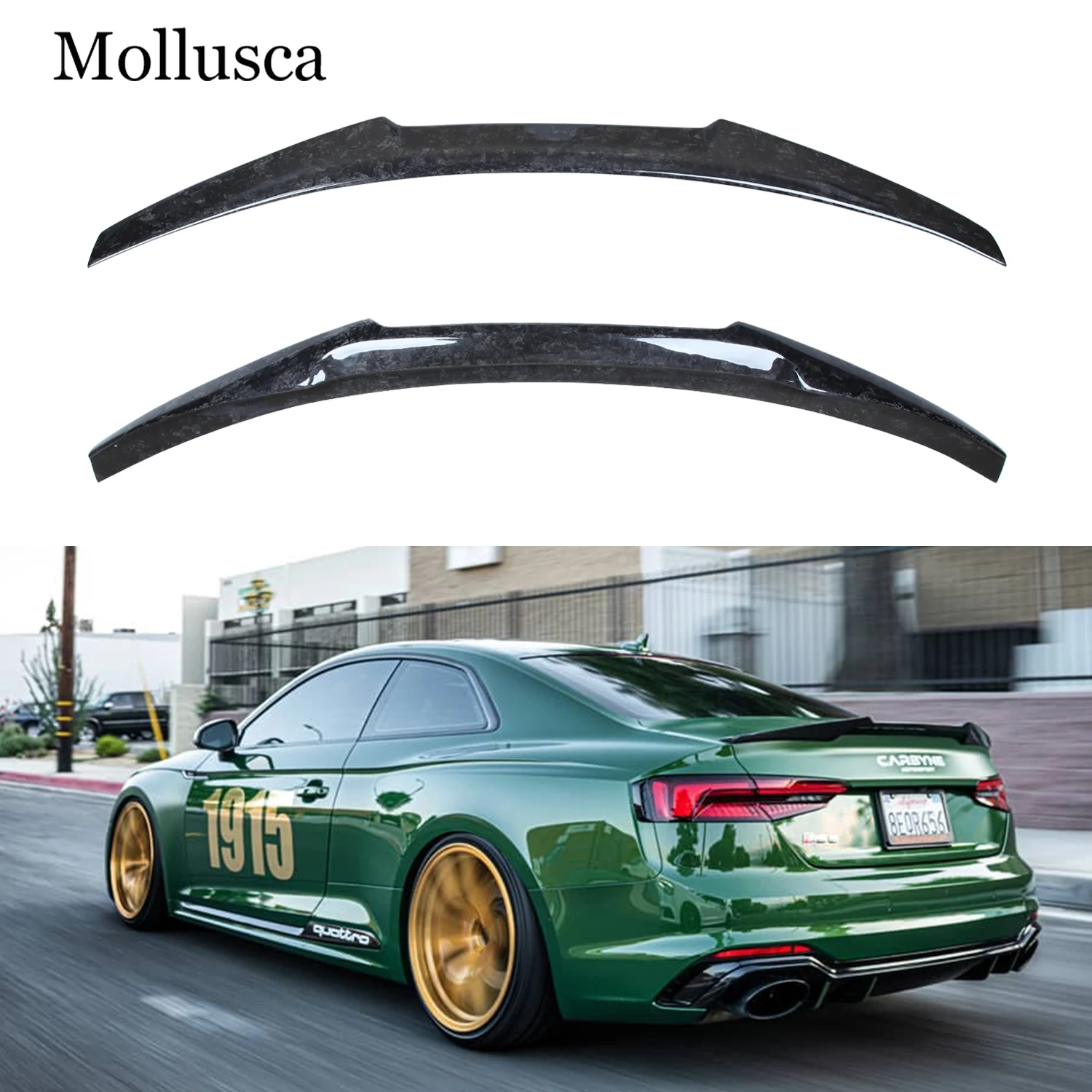 For AUDI A5 S5 RS5 B9 2Door Coupe M4 Style Forged Carbon Fiber Rear Spoiler Trunk Wing 2016-2025
For AUDI A5 S5 RS5 B9 2Door Coupe M4 Style Forged Carbon Fiber Rear Spoiler Trunk Wing 2016-2025