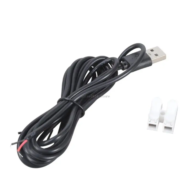 5V USB Power Cord with Wires Plastic Texture 100cm/180cm for Charging Devices
5V USB Power Cord with Wires Plastic Texture 100cm/180cm for Charging Devices
