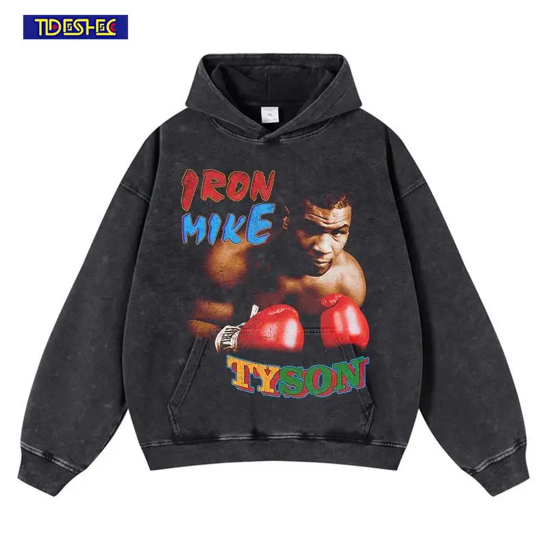 Men Vintage Hoodie Tyson Boxing Figure Graphic Sweatshirt Europe America Streetwear Print Hooded Pullover Harajuku Cotton Hoodie
Men Vintage Hoodie Tyson Boxing Figure Graphic Sweatshirt Europe America Streetwear Print Hooded Pullover Harajuku Cotton Hoodie
