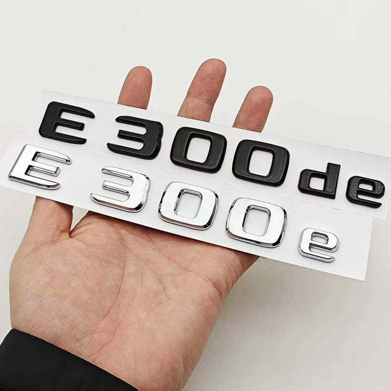 New 3D ABS Chrome Black Car Styling Logo E300e E300de Badge Rear Trunk Emblem Sticker Decals For Mercedes Benz E300e E300de W214
New 3D ABS Chrome Black Car Styling Logo E300e E300de Badge Rear Trunk Emblem Sticker Decals For Mercedes Benz E300e E300de W214