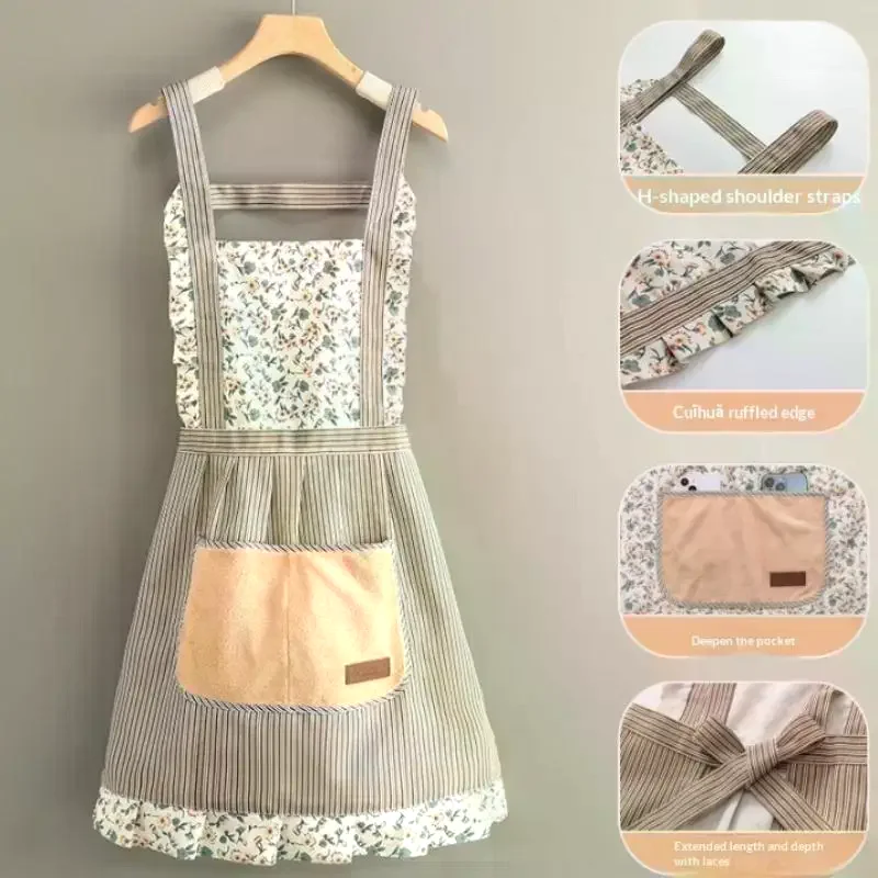 Хлопковый холщовый фартук с цветочным принтом для женщин, кухонный, маслостойкий, с карманами и регулируемым поясом, водонепроницаемый, без рукавов
Хлопковый холщовый фартук с цветочным принтом для женщин, кухонный, маслостойкий, с карманами и регулируемым поясом, водонепроницаемый, без рукавов