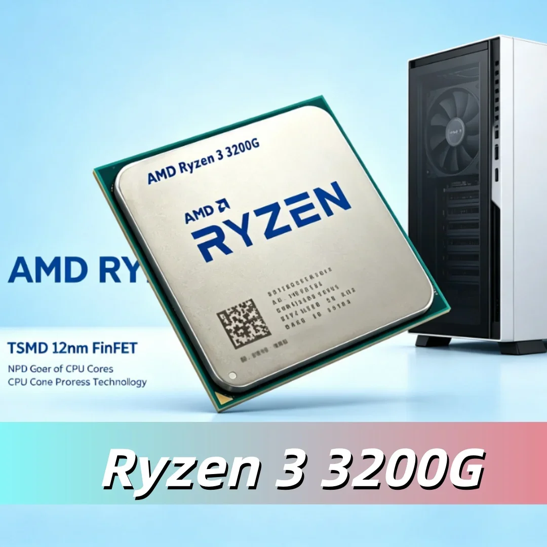 New In Stock AMD Ryzen 3 3200G AM4 CPU 3.6GHz Quad-Core 4-Thread 65W with Radeon Vega8 Graphics Desktop Gaming Processor
New In Stock AMD Ryzen 3 3200G AM4 CPU 3.6GHz Quad-Core 4-Thread 65W with Radeon Vega8 Graphics Desktop Gaming Processor
