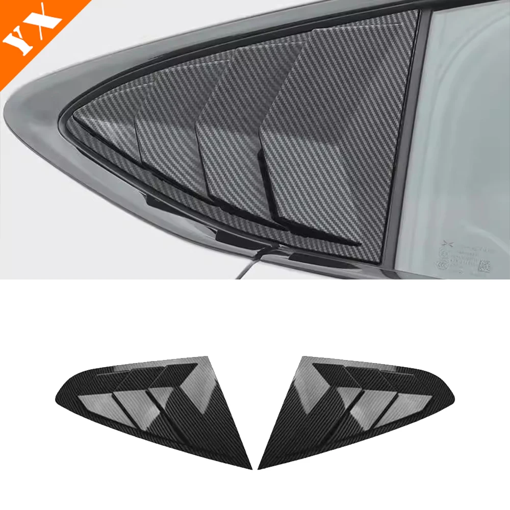 For xpeng g6 2024 2025 2026 accessories ABS Carbon Black Trim Car Rear Spoiler Wing Side Window Triangle Trim Cover Trim
For xpeng g6 2024 2025 2026 accessories ABS Carbon Black Trim Car Rear Spoiler Wing Side Window Triangle Trim Cover Trim