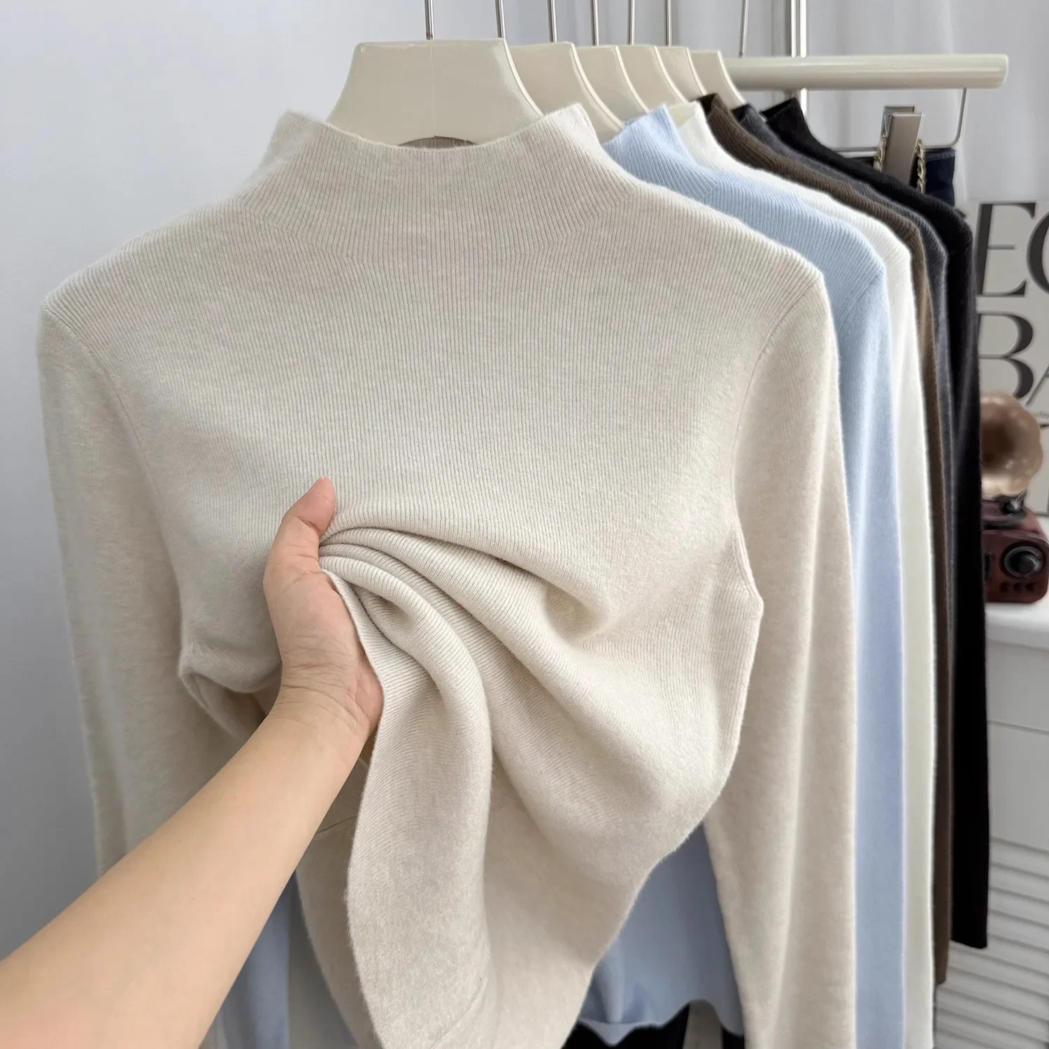 Autumn Winter 2025 Turtleneck Sweater Solid Slim Pullover Women Warm Casual Jumpers Korean Fashion Knitwear Base Layer Tops
Autumn Winter 2025 Turtleneck Sweater Solid Slim Pullover Women Warm Casual Jumpers Korean Fashion Knitwear Base Layer Tops