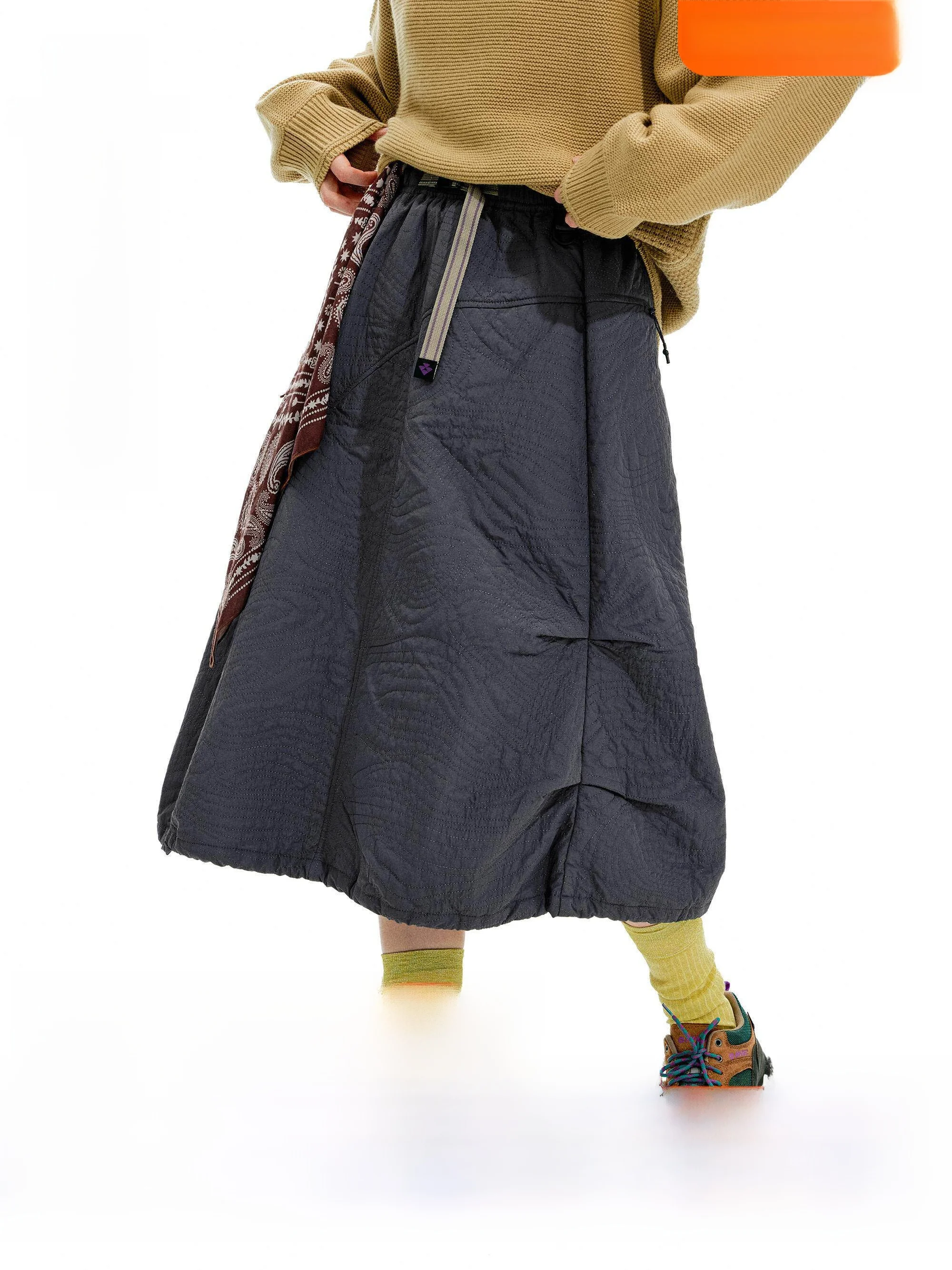NOTHOMME Outdoor Half-length Skirt with Color Block Weaving Belt Irregular Cotton Quilting Women's Fashionable Casual Pants
NOTHOMME Outdoor Half-length Skirt with Color Block Weaving Belt Irregular Cotton Quilting Women's Fashionable Casual Pants